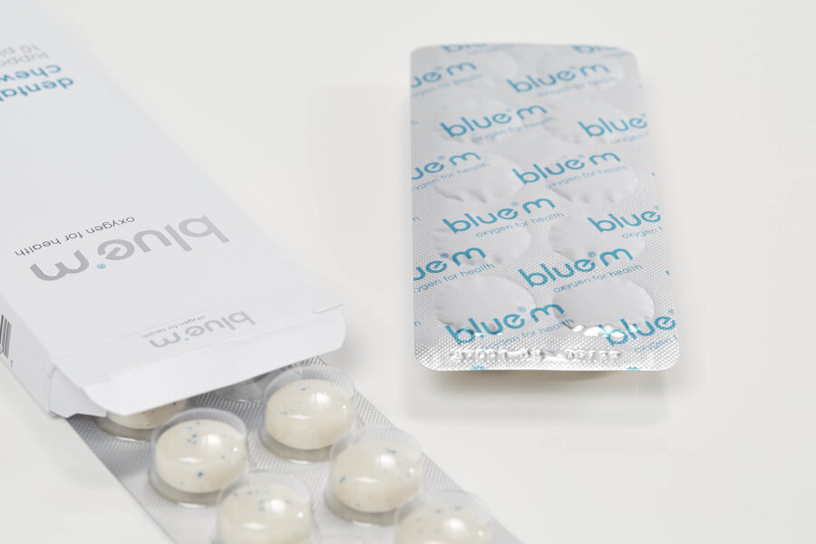 Blue®m Dentālā košļājamā gumija Oxygen for health