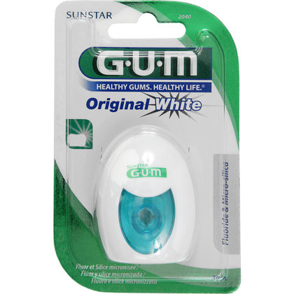GUM® Original White Floss zobu diegs